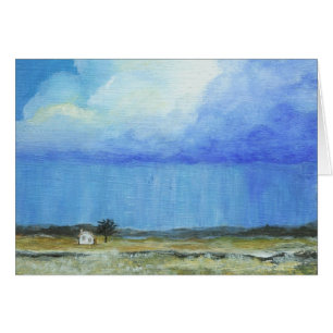 Una pintura de paisaje perfecta del arte abstracto