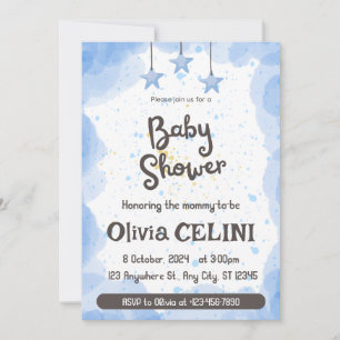 Una pizca de alegría: Invitación a la Baby Shower