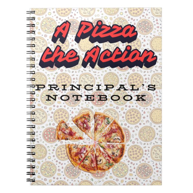 Una "pizza" El cuaderno principal de acción (Frente)