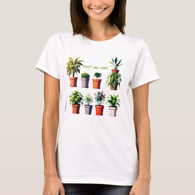 Una planta más sudadera, una divertida camiseta de (Anverso)
