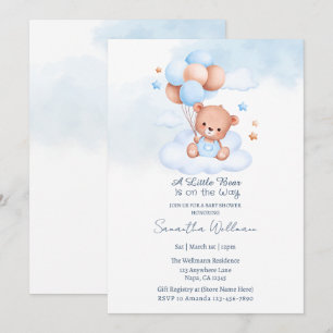 Una plantilla personalizable de "Un pequeño oso es
