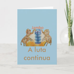 Una plantilla vertical de tarjeta de saludo contin
