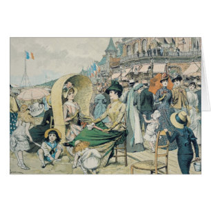 Una playa elegante, 1887