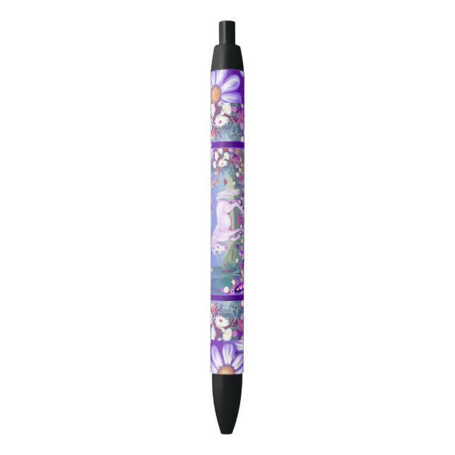 Una pluma paraíso morado (Frente vertical)