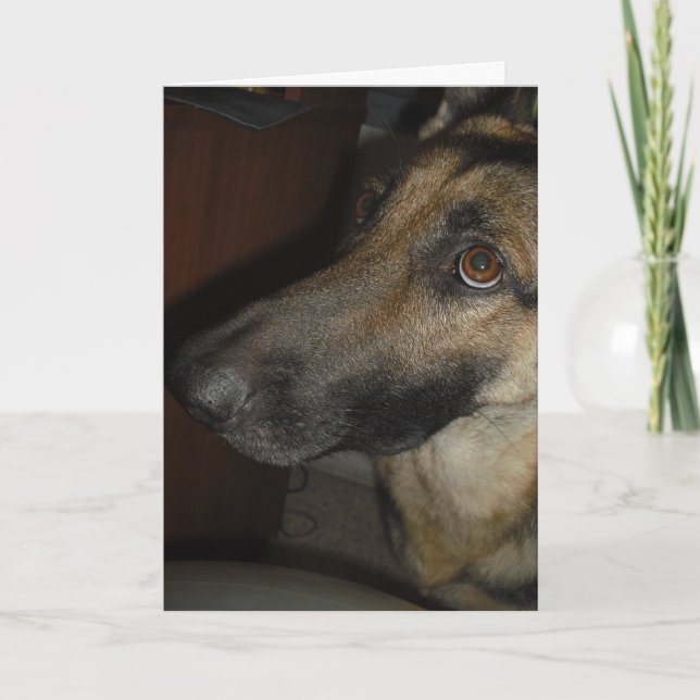 Una poca atención va una tarjeta de felicitación (Anverso)