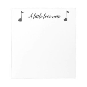 Una poca libreta de la nota del amor