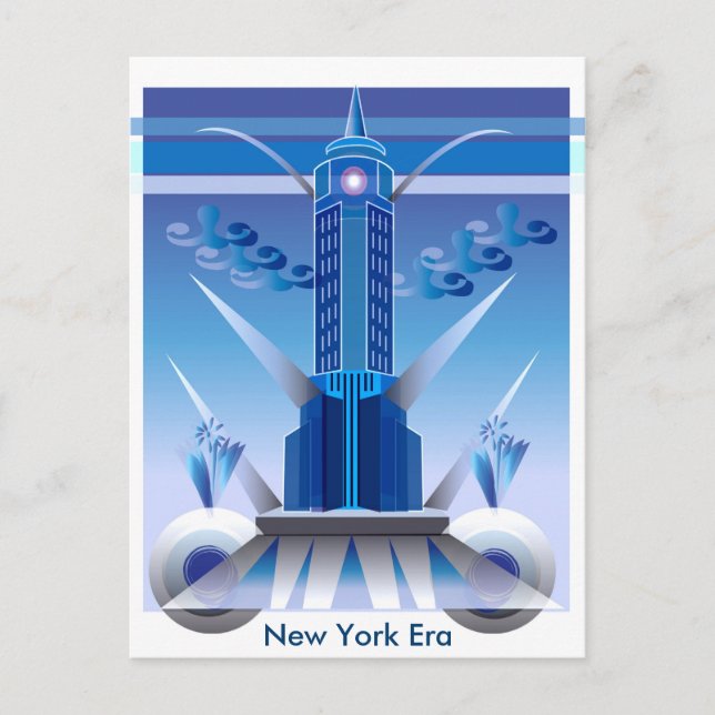 Una postal Art Deco (Anverso)