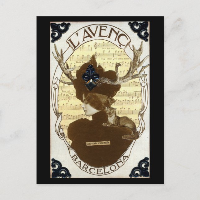 Una postal de conjunto espeluznante (Anverso)