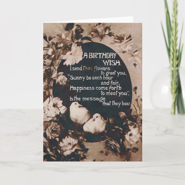 Una postal de cumpleaños para palomas (Anverso)