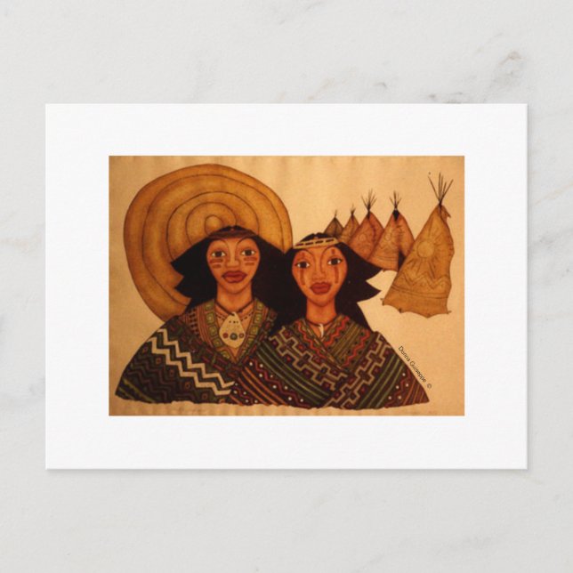 Una postal de indios (Anverso)