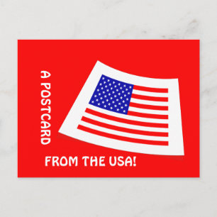¡Una postal de los Estados Unidos!
