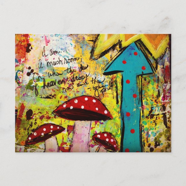 Una postal de un diario de arte y sol de medios mi (Anverso)