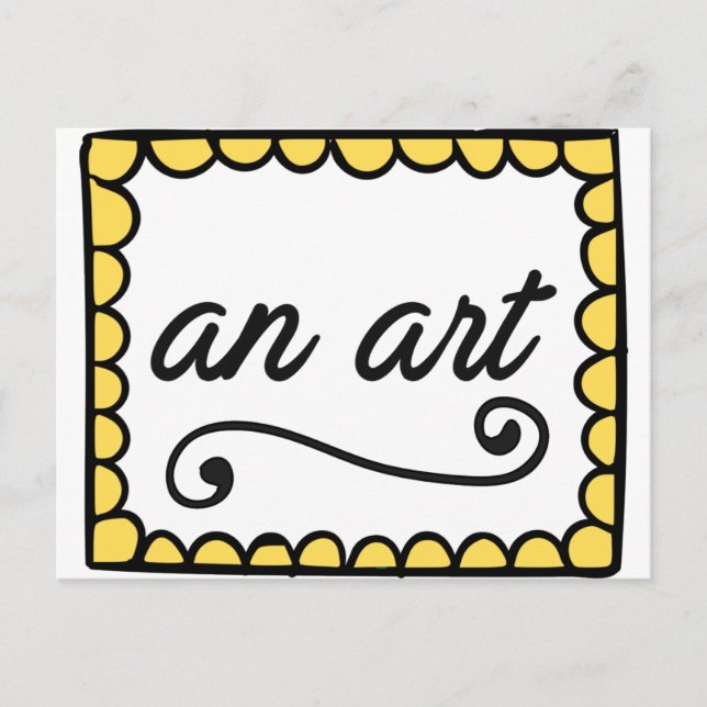 Una postal del arte (Anverso)