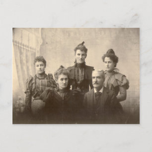 Una postal familiar feliz