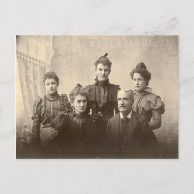 Una postal familiar feliz (Anverso)