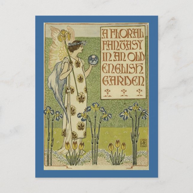 Una postal floral de fantasía (Anverso)