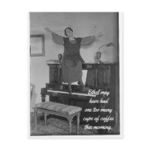 Una postal para un café demasiado grande