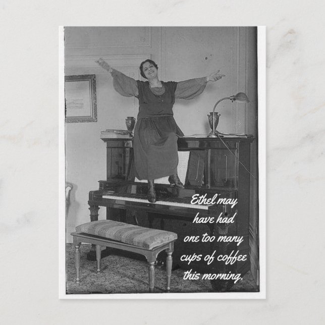 Una postal para un café demasiado grande (Anverso)