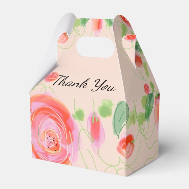 Una preciosa caja de Bodas invitados (Reverso)