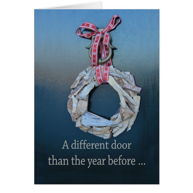 Una puerta diferente - Nueva tarjeta de vacaciones (Frente)