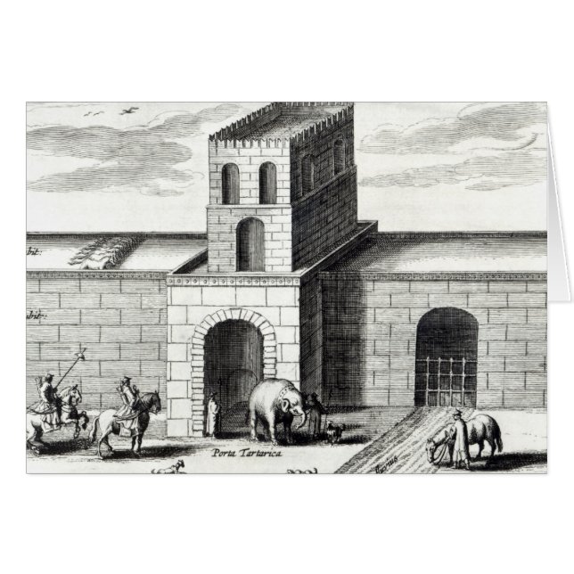 Una puerta en la Gran Muralla (Anverso (Horizontal))