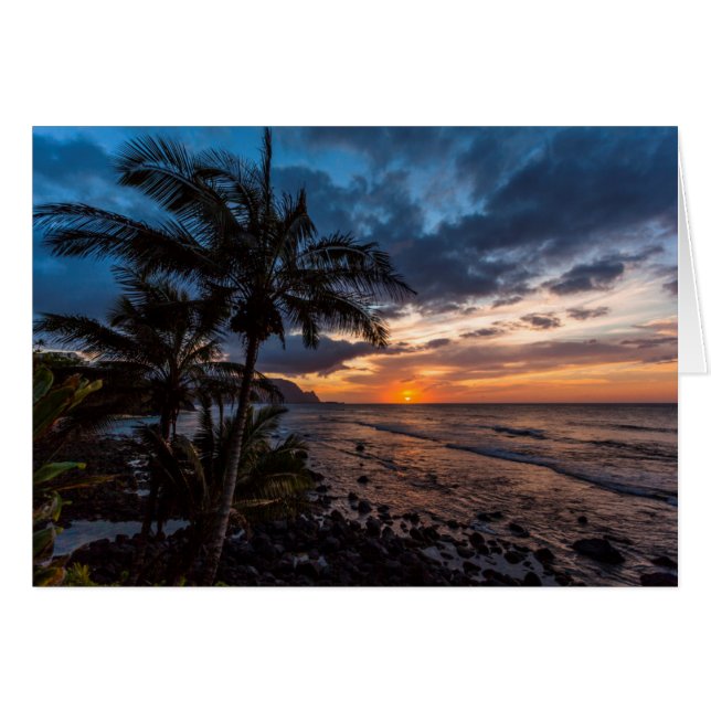 Una puesta de sol hermosa (Anverso (Horizontal))