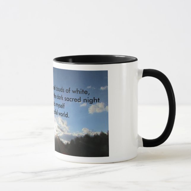 UNA QUÉ TAZA MARAVILLOSA DEL VERSO DEL MUNDO (Derecha)