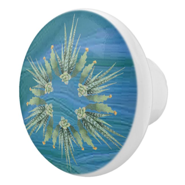 Una ráfaga de plumas de la pomo de cerámica / extr (Derecha)