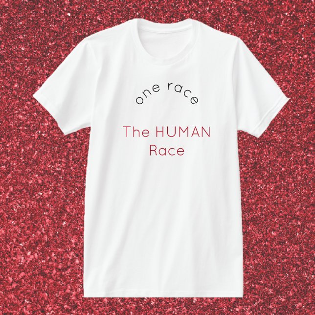 Una raza: camiseta humana (Subido por el creador)