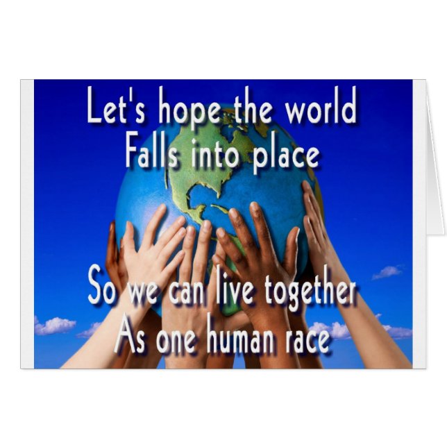 Una raza humana (Anverso (Horizontal))