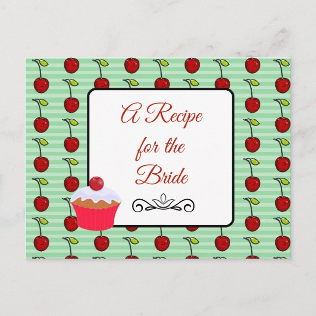 Una receta para la tarjeta de receta del Boda de n (Anverso)