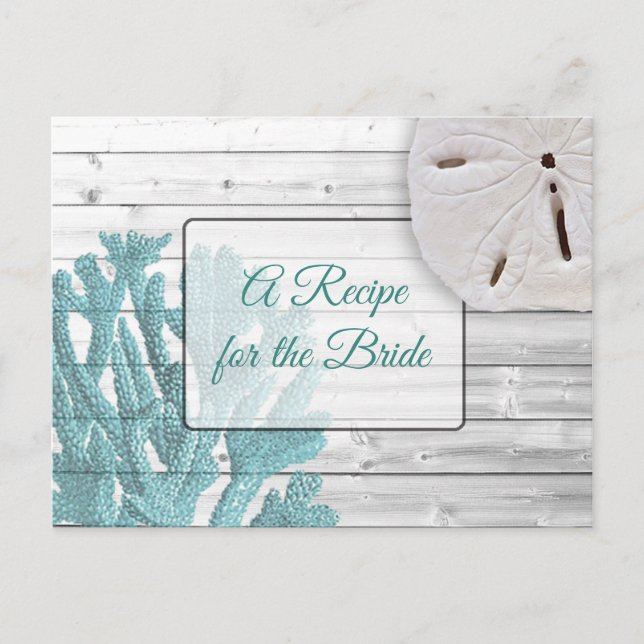 Una receta para la tarjeta de receta del Boda de n (Anverso)