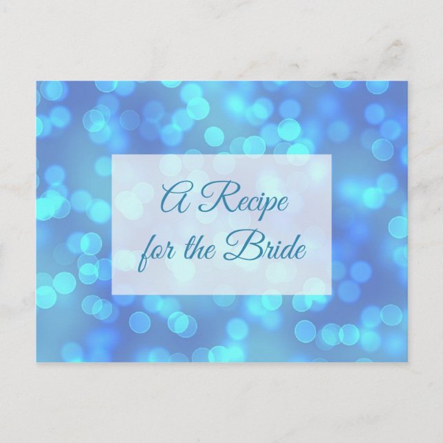 Una receta para la tarjeta de receta del Boda de n (Anverso)