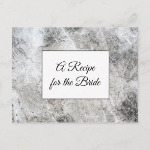 Una receta para la tarjeta de receta del Boda de n