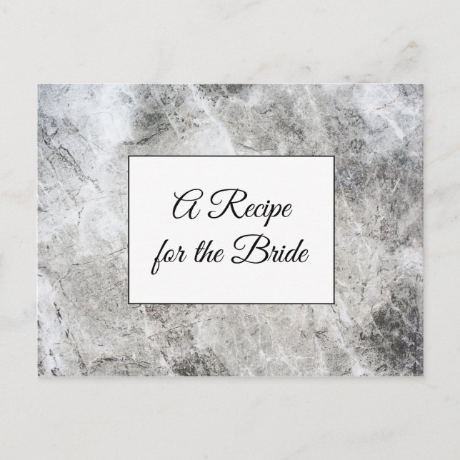 Una receta para la tarjeta de receta del Boda de n (Anverso)