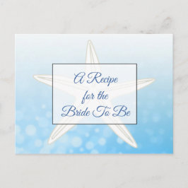 Una receta para la tarjeta de receta del Boda de n