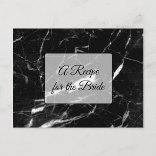 Una receta para la tarjeta de receta del Boda de n