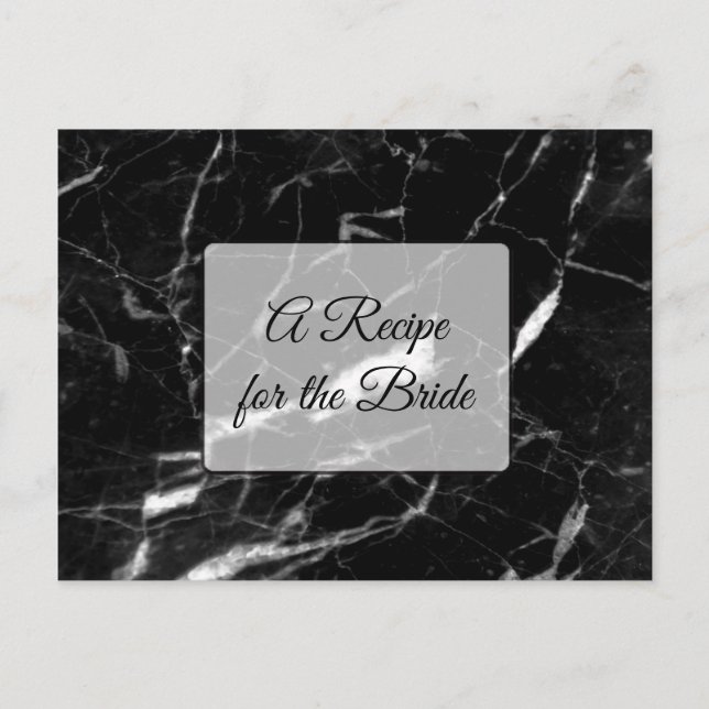 Una receta para la tarjeta de receta del Boda de n (Anverso)
