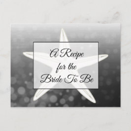 Una receta para la tarjeta de receta del Boda de n