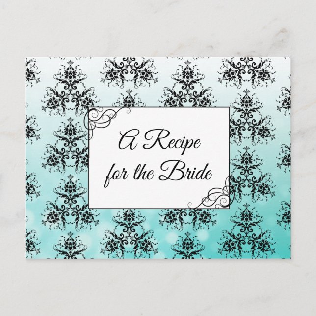 Una receta para la tarjeta de receta del Boda de n (Anverso)