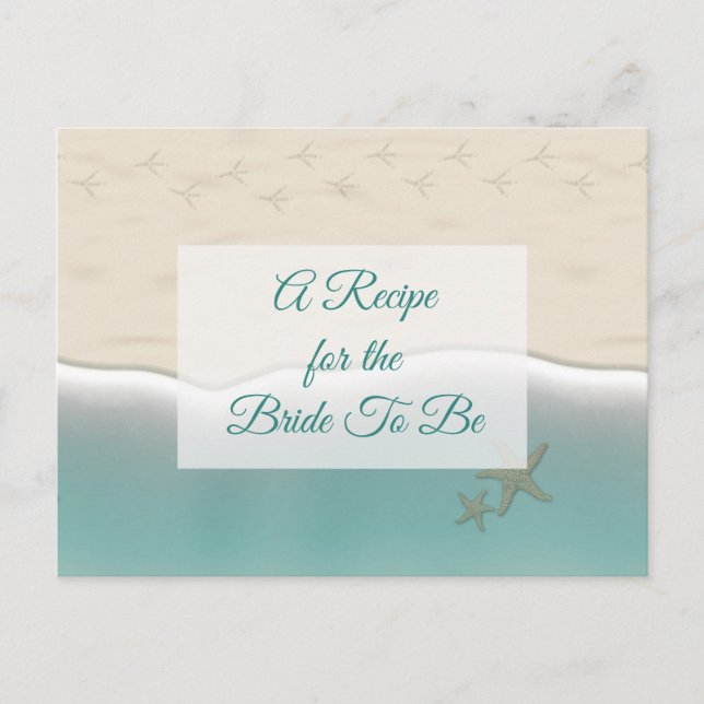 Una receta para la tarjeta de receta del Boda de n (Anverso)