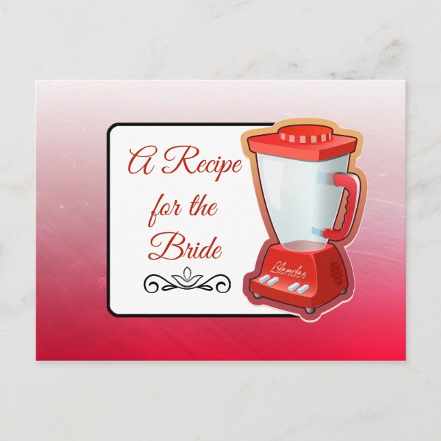 Una receta para la tarjeta de receta del Boda de n (Anverso)