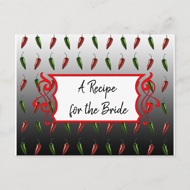Una receta para la tarjeta de receta del Boda de n (Anverso)