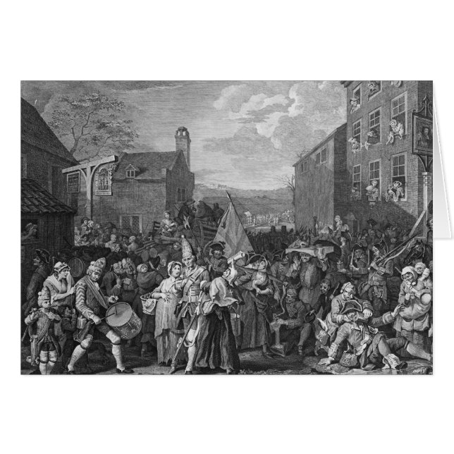 Una representación de la marcha de los guardias (Anverso (Horizontal))