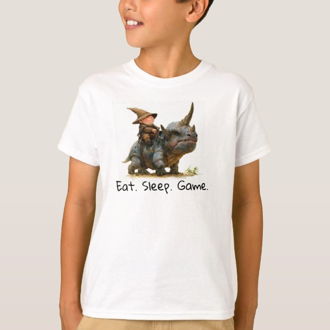 Una representación en 3D de una valiente camiseta  (Anverso)