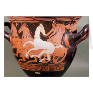Una rojo-figura krater de la campana