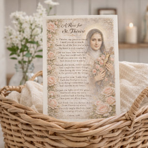 Una rosa para Santa Teresa Nota Devocional