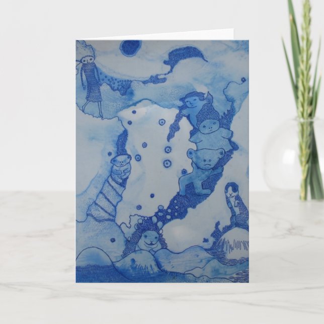 Una rotura en la tarjeta de felicitación de las (Anverso)