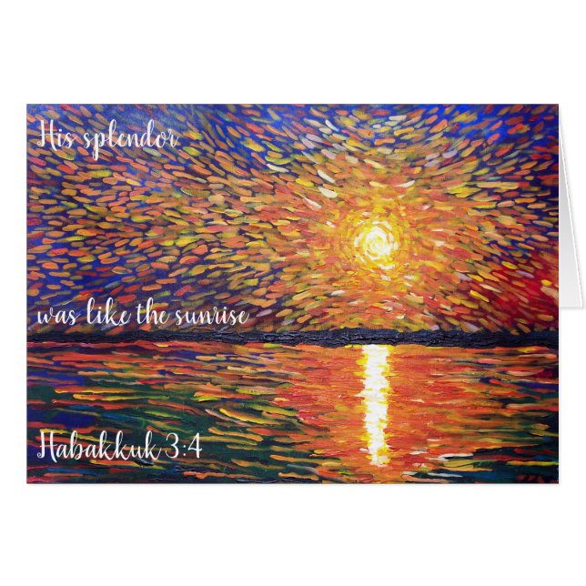 Una salida del sol sana Habakkuk (Anverso (Horizontal))