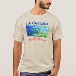 Una sección Camiseta oscura básica